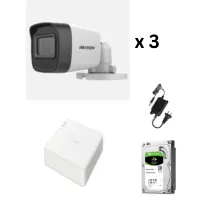 hikvision komplet videonadzora 3 kamere